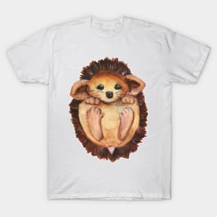 Watercolor - Baby hedgehog T-Shirt